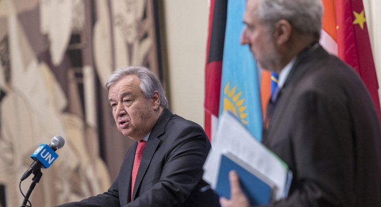 António Guterres disse que todas as partes devem continuar trabalhando em conjunto “para garantir um ambiente livre de violência".