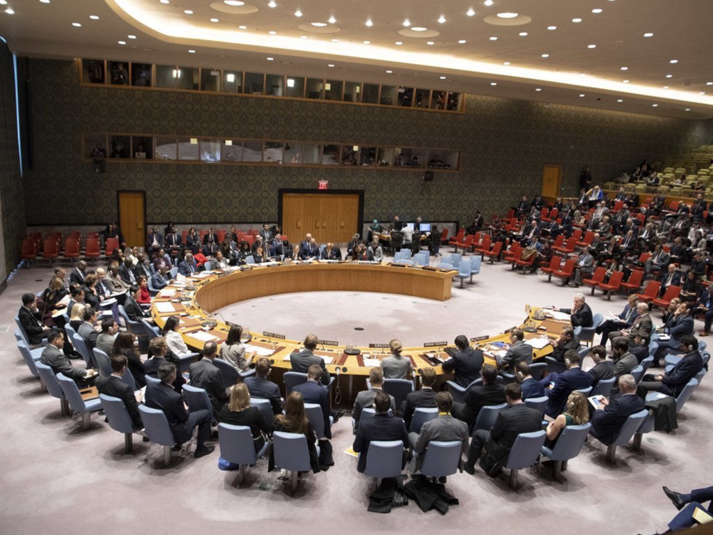اجتماع مجلس الأمن الدولي حول الحالة في أوكرانيا. 26 نوفمبر 2018.