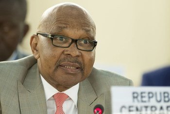 Le Représentant permanent de la République centrafricaine auprès de l'Office des Nations Unies à Genève, Léopold Ismael Samba 