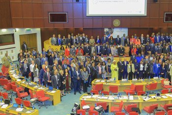 Participants at the African Forum for National Trade Facilitation Committees, 2018, Addis Ababa, Ethiopia.