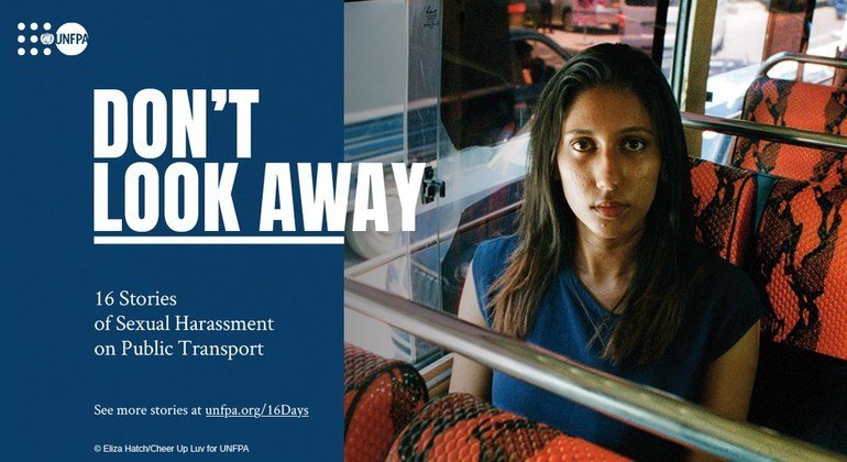 UNFPA's Don't Look Away digital campaign sheds light on the stories of 16 women who experienced sexual harassment in Sri Lanka.