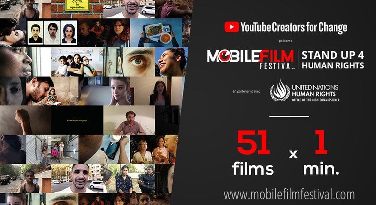 The Mobile Film Festival, 2018, celebrates Human Rights through the one-minute videos of filmmakers from around the globe.