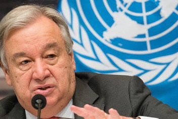 Le Secrétaire général des Nations Unies, António Guterres