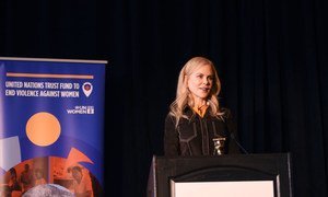Embaixadora da Boa Vontade Nicole Kidman em evento da ONU em 2018