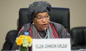 Former President Ellen Johnson Sirleaf.