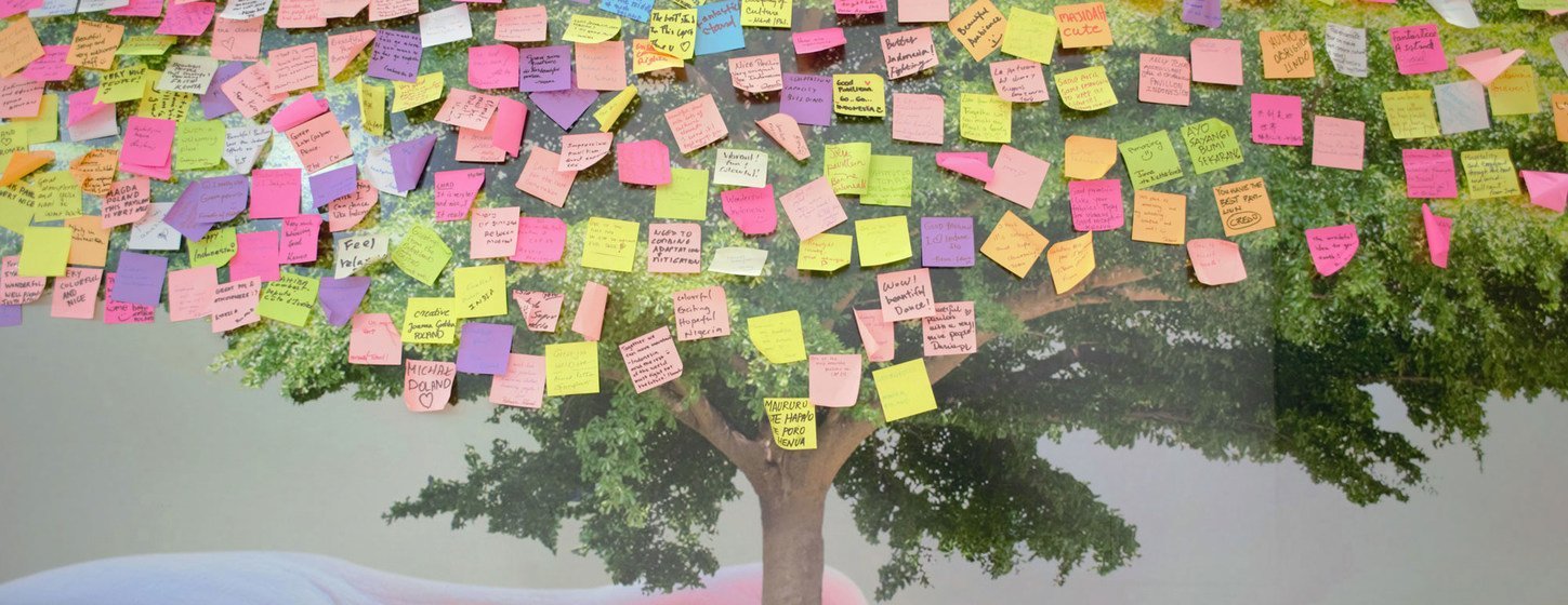 At the UN climate conference in Katowice, Poland, otherwise known as COP24, participants have been posting their messages of hope for Planet Earth.