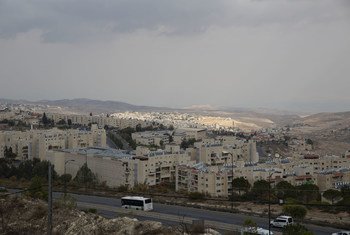 مستوطنة بسغات زئيف في القدس الشرقية.