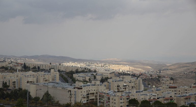 مستوطنة بسغات زئيف في القدس الشرقية.
