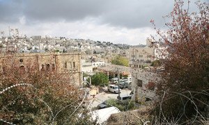 Beit Hadassah Settlement in H2 area in Hebron, West Bank.