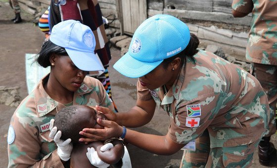 Costa Neves lembrou que a força de paz da ONU na República Democrática do Congo tem um contingente total de 15% de mulheres. 
