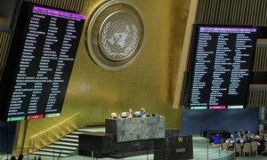 The Global Compact for Migration was adopted  in the UNGA  Vote: Favor 152 Against 5 Abstention 12 