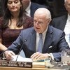 Dernière intervention de Staffan de Mistura au Conseil de sécurité en sa qualité d’envoyé de l’ONU pour la Syrie le 20 décembre 2018.