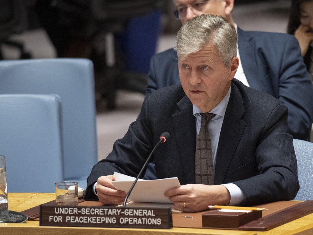 联合国负责维和事务的副秘书长拉克鲁瓦今天在安理会通报了秘书长关于南苏丹局势的报告。