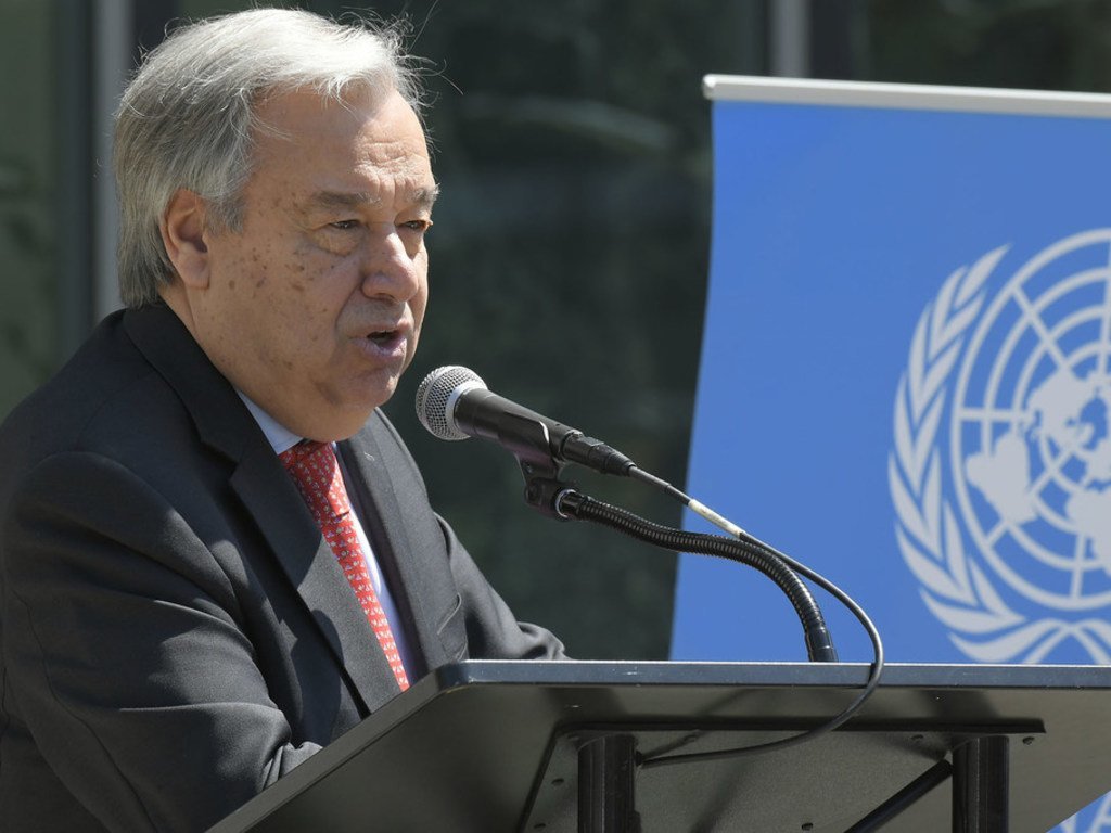 联合国秘书长在国际劳动节发表致辞。