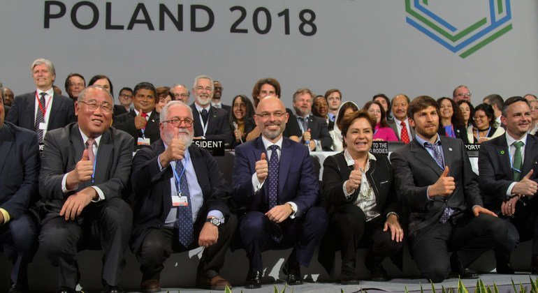 COP24 closing plenary meeting in Katowice, Poland, 16 December 2018.