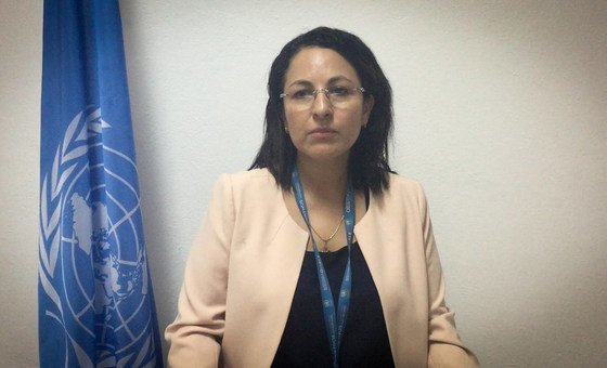 Chefe da Secção de Direitos Humanos da Uniogbis, Mireya Maritza Peña-Guzmán 