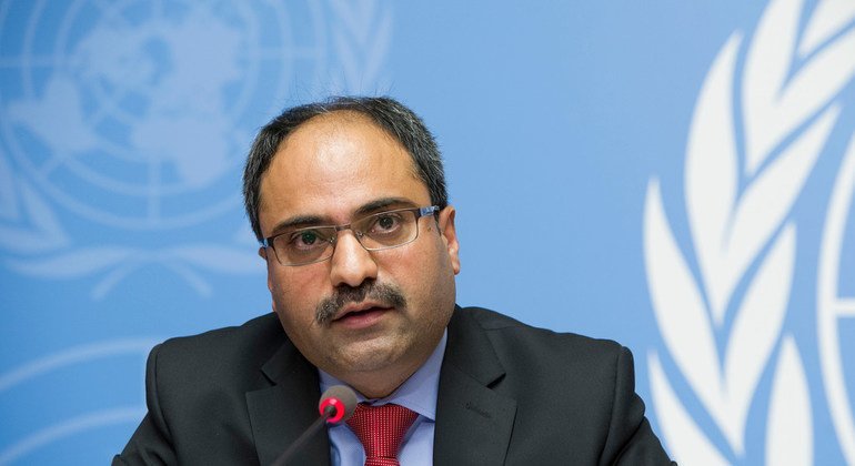 Babar Baloch, porte-parole du Haut-Commissariat des Nations Unies pour les réfugiés à Genève (photo 7 septembre 2018)