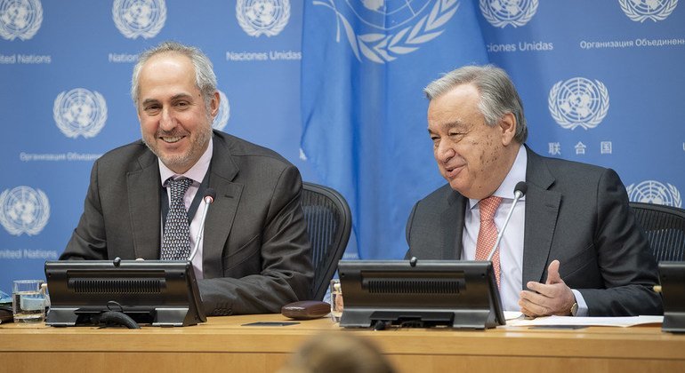 Генеральный секртарь на пресс-конференции в ООН призвал отстаивать общие ценности