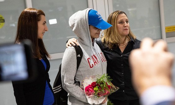 Canada Grants Asylum For Saudi Teen Who Fled Family Unhcr Un News ❤zap tharwat زاب ثروت ❤ snapchat : canada grants asylum for saudi teen who