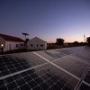 Solar panels at the Sipepa Rural Hospital in Bulawayo, Zimbabwe.