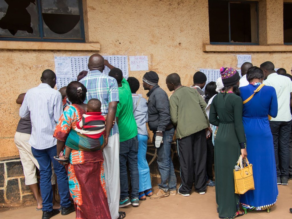 Des électeurs le jour des élections en République démocratique du Congo, le 30 décembre 2018.
