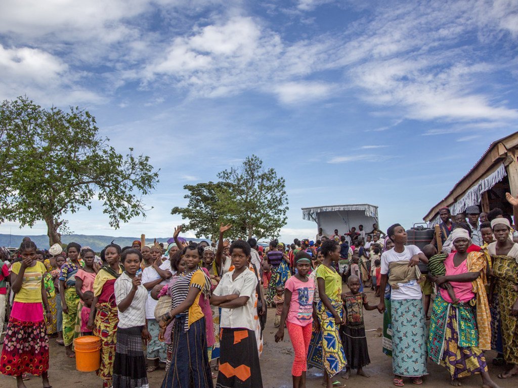 Wakimbizi wa Burundi katika  makazi ya Mulongwe huko Kivu Kusini nchini Jamhuri ya Kidemokrasia ya Congo, DRC.