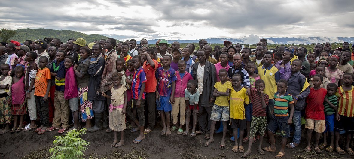 Refugiados do Burundi no assentamento Mulongwe em Kivu do Sul, República Democrática do Congo