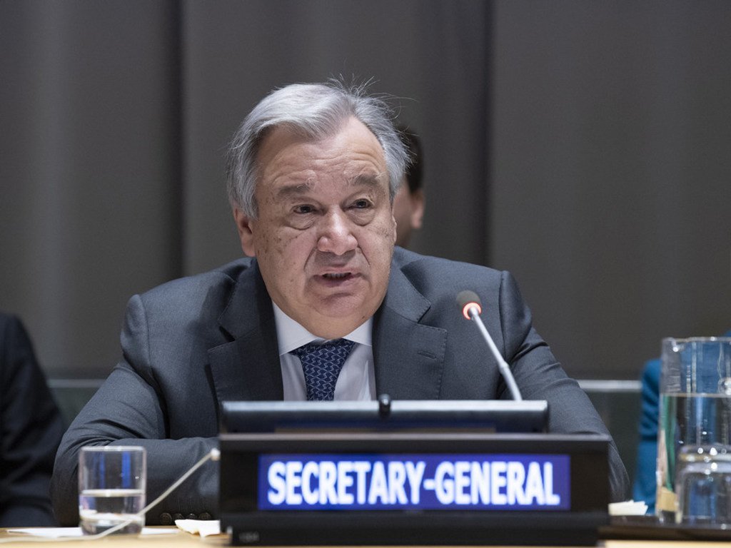Le Secrétaire général de l'ONU, António Guterres.