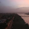 Vista aérea da capital do Sudão, Cartum - 2018. 