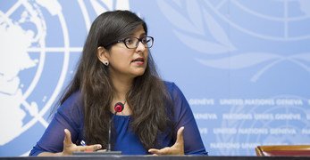 Ravina Shamdasani, Spokesperson for the UN human rights office, OHCHR (file photo).