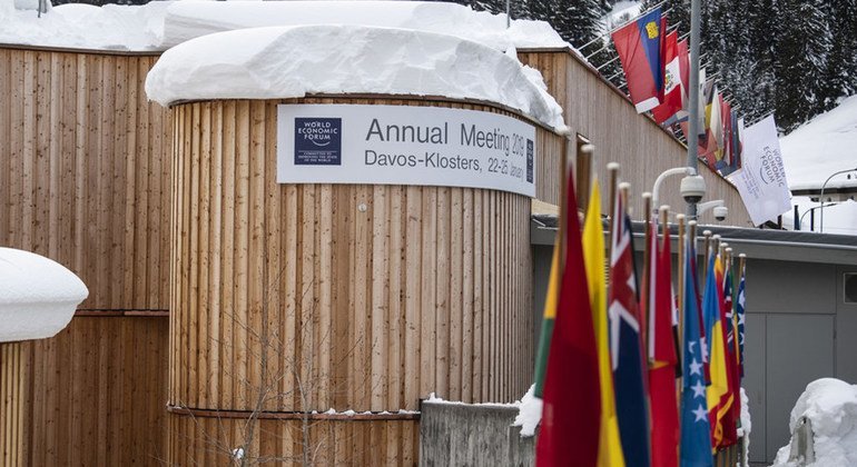 Reunión anual del Foro Económico Mundial en Davos