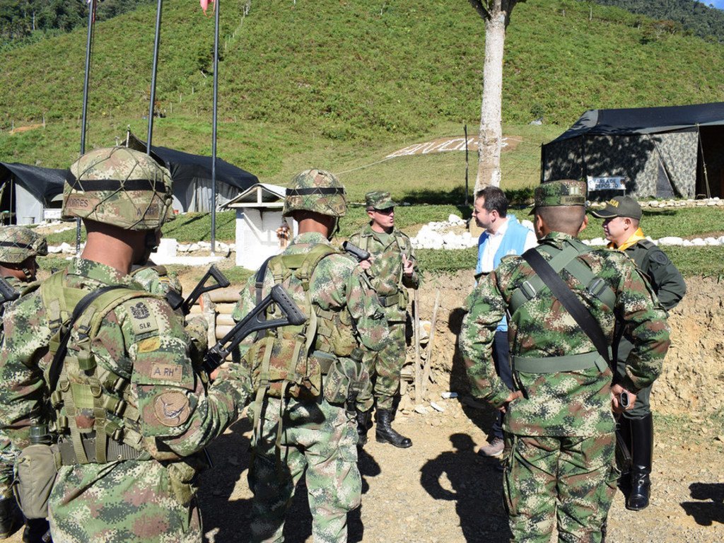 2019年1月，秘书长哥伦比亚事务特别代表兼联合国哥伦比亚核查团团长卡洛斯·鲁伊斯·马休（Carlos Ruiz Massieu） 访问位于哥伦比亚安蒂奥基亚的“培训与重新融入领地“。
