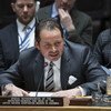 Carlos Ruiz Massieu, Représentant spécial du Secrétaire général et chef de la Mission de vérification des Nations Unies en Colombie, informe le Conseil de sécurité de la situation en Colombie. 23 janvier 2019.