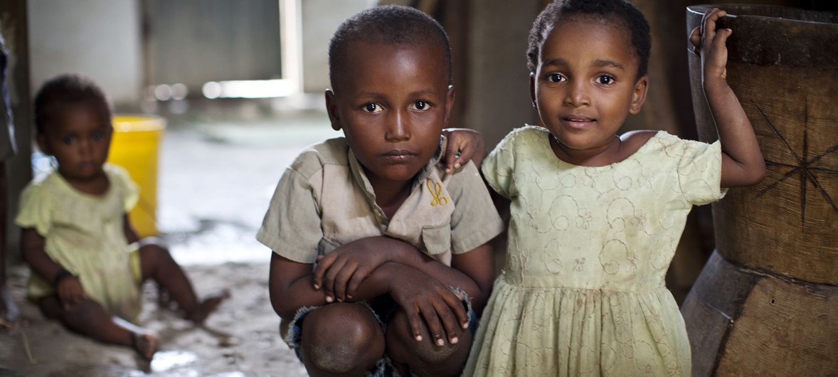 Des enfants sur l'île de Pemba, en Tanzanie (archives).