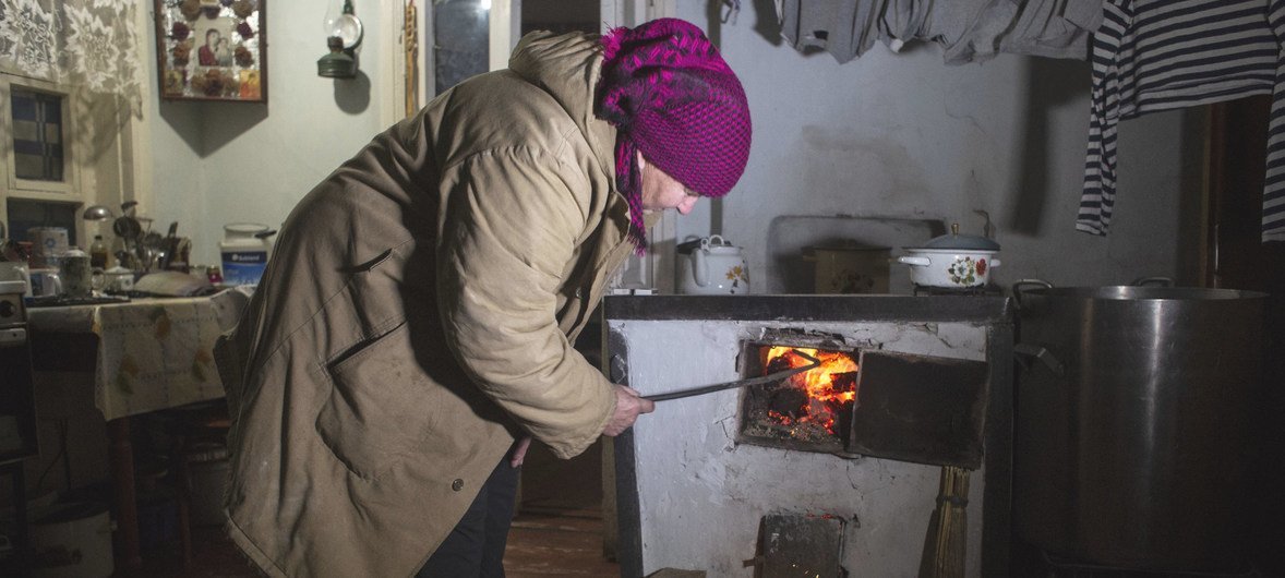 L'hiver va rendre les conditions de vie difficile pour de nombreuses personnes dans l'est de l'Ukraine.