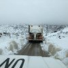 قام جنود حفظة السلام التابعون للأمم المتحدة من أسبانيا بمساعدة السلطات المحلية في جهودها الرامية إلى فتح الطرقات المغلقة بالثلوج في منطقة شبعا في جنوب لبنان.