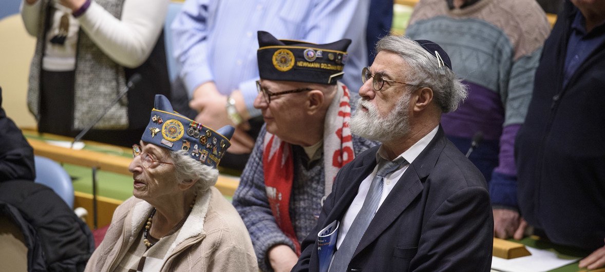Participants at the 2019 United Nations Holocaust Remembrance Ceremony.
