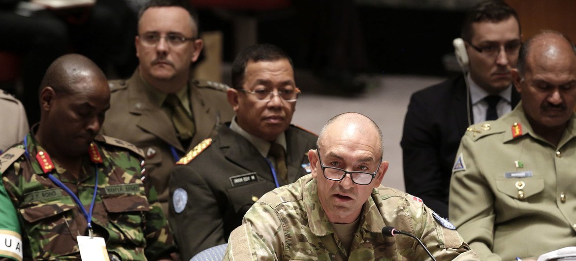 Michael Lollesgaard has been appointed the new head of the UN observer mission in Yemen. In this photo from 2015, he is briefing the Security Council in his former capacity as commander of the UN peacekeeping force in Mali.