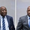 Laurent Gbagbo, ancien Président de Côte d'Ivoire, et Charles Blé Goudé, ex-chef du mouvement des Jeunes Patriotes proche de M. Gbagbo.