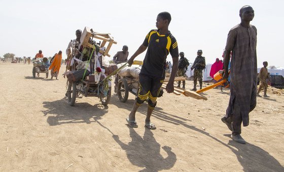 35,000 people have fled from Nigeria to Cameroon in the last two weeks of January to escape attacks by Boko Haram extremists. (1 February 2019)