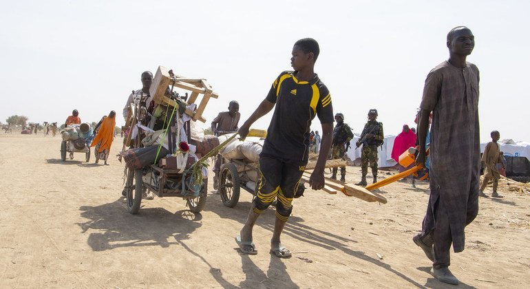 35.000 personnes ont fui le Nigéria vers le Cameroun en janvier 2019 pour échapper aux attaques de Boko Haram.