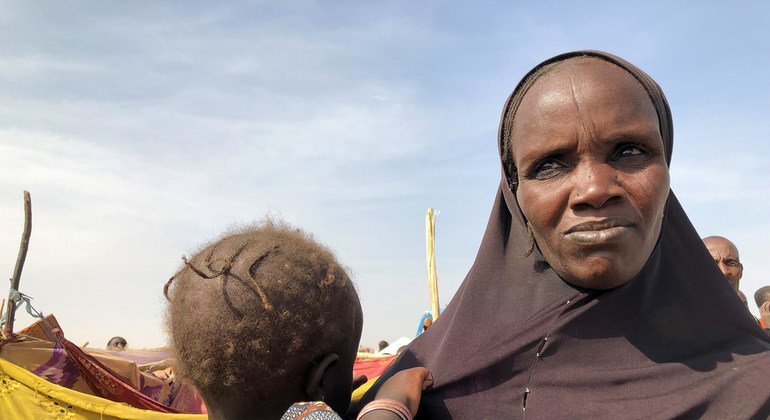 Hebibi Toudjum is one of around 35,000 people who fled to Cameroon to Rann in north-east Nigeria following repeated Boko Haram attacks.