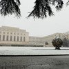 A view of the Palais des Nations, seat of the United Nations Office at Geneva (UNOG), ahead of snowstorm. 01 February 2019.