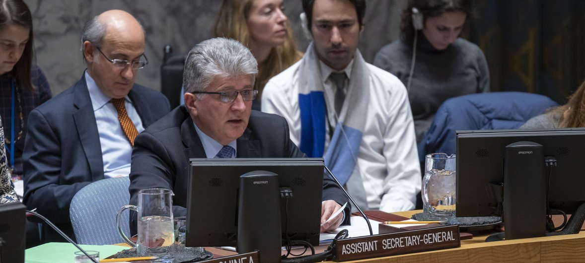 Мирослав Йенча, помощник Генерального секретаря ООН, выступил в Совете Безопасности ООН. Фото из архива