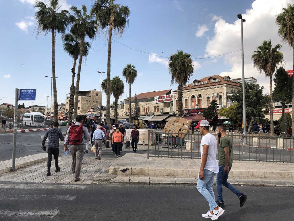 أحد شوارع مدينة القدس. 4 نوفمبر/تشرين الثاني 2018
