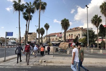 أحد شوارع مدينة القدس. 4 نوفمبر/تشرين الثاني 2018