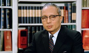 U Thant, the third Secretary-General of the United Nations. 
