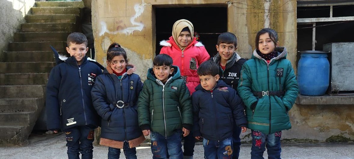 Crianças sírias