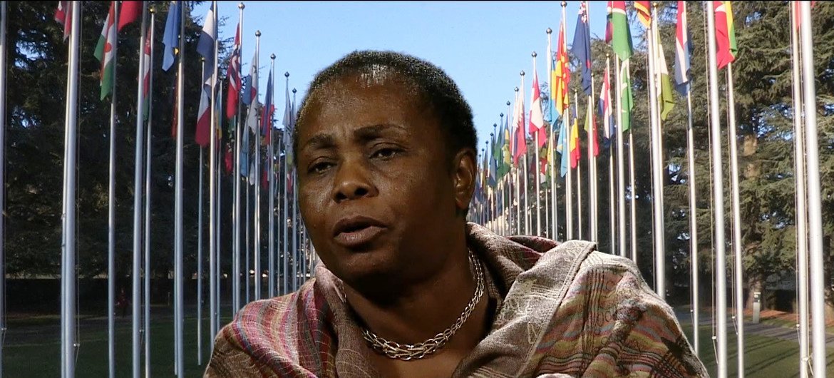 Julienne Lusenge, militante congolaise qui s’engage depuis trente ans en faveur des femmes victimes de violences dans l’est de la République démocratique du Congo (RDC).