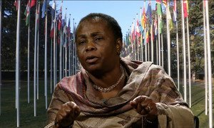Julienne Lusenge, militante congolaise qui s’engage depuis trente ans en faveur des femmes victimes de violences dans l’est de la République démocratique du Congo (RDC).